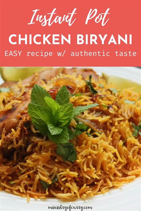 Chicken Biryani Instant Pot Artofit