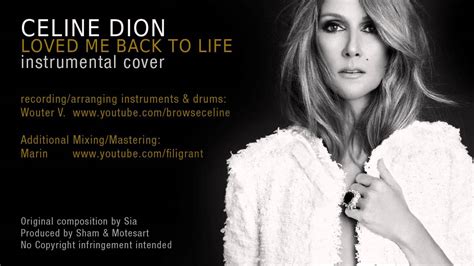 Celine Dion Loved Me Back To Life Instrumental Hd Youtube