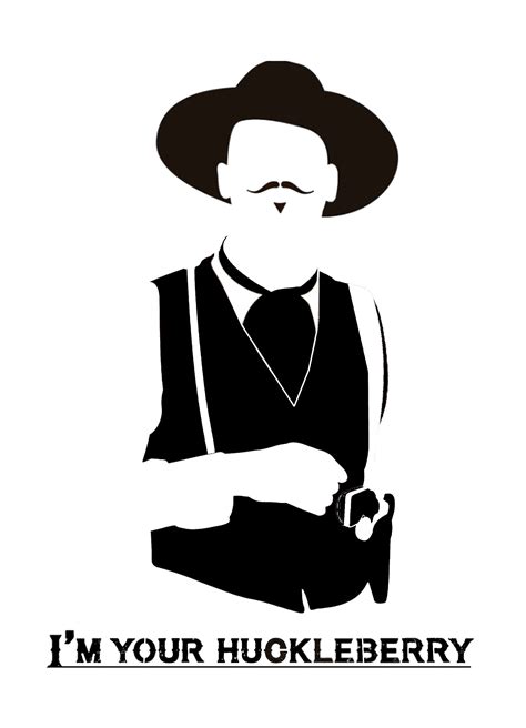 Doc Holliday Silhouette : Doc Tombstone Stencil Holliday Holiday Movie Stencils Quotes Kilmer ...