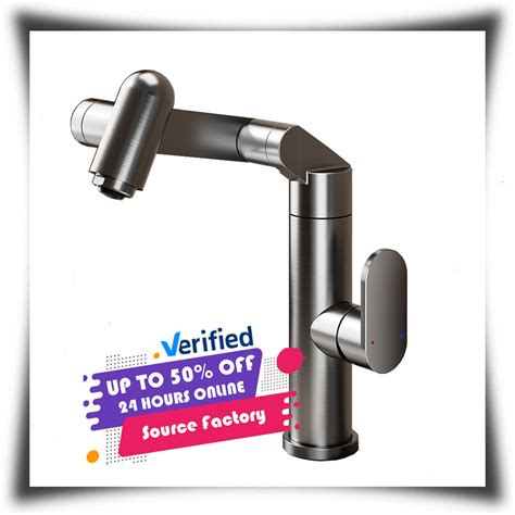 Grey Bathroom Basin Faucet Digital Display Rotation Multi Function Stream Sprayer Hot Cold