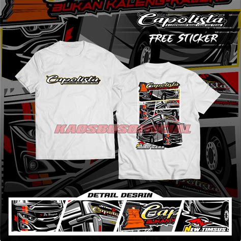 Jual Kaos Baju Bus Bis Mania Bismania Po Haryanto Capolista Jetbus