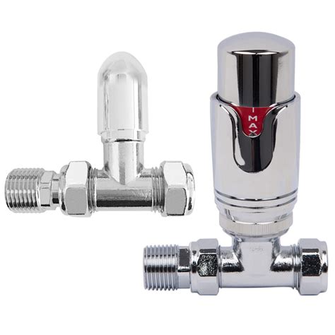 Thermostatic Manual Trv Radiator Valves 12 X 15mm Angled Straight Rad Valve Ebay