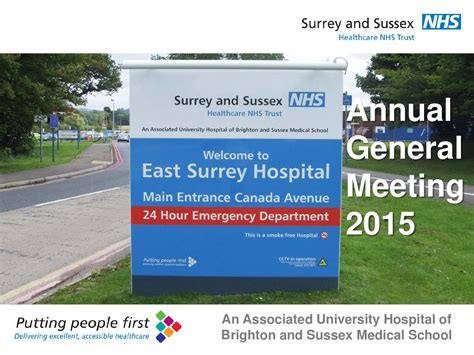 Annual General Meeting 2015 By Surrey And Sussex Healthcare Nhs Trust Issuu