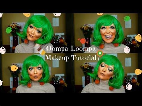 Oompa Loompa Halloween Makeup Tutorial | Cute & Girly - YouTube | Oompa loompa, Halloween makeup ...