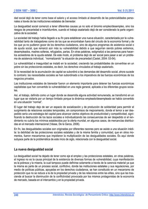 ART SOCIOLOGIA Y DESIGUALDAD SOCIAL 1 Pdf Descarga Gratuita