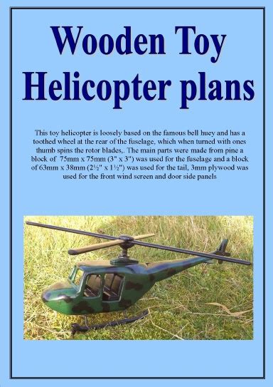 Wooden toy helicopter plans