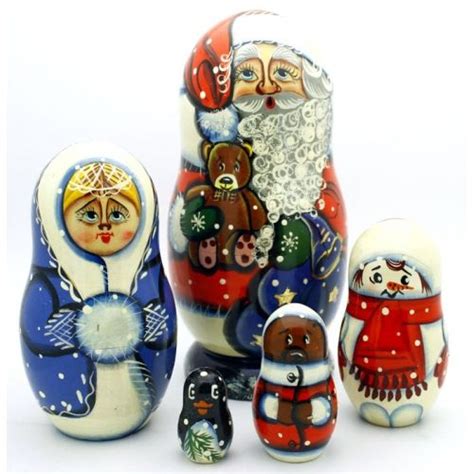 Santa Nesting Doll Christmas Collection Nesting Dolls Russian