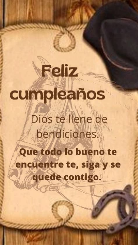 Feliz Cumple Vaquero