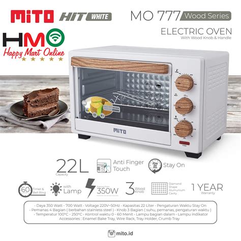 Mito Oven Listrik Liter Oven Kapasitas Liter Mito Hit Mo Mo