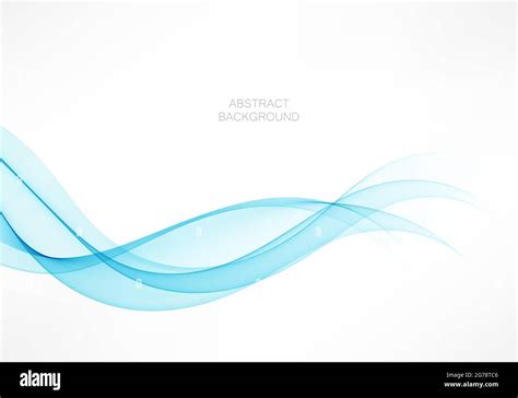 Abstract blue wave vector background Blue wave flow Stock Vector Image & Art - Alamy