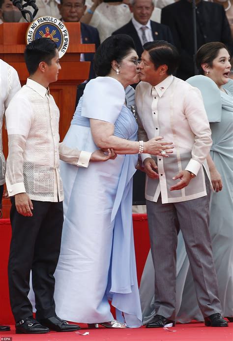 Imelda Marcos 92 Watches Her Son Bongbong Being Sworn In As