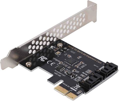 Vbestlife Pci E Karten Pci Express Zu Sata Port Sata Iii Gbps