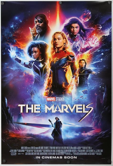 Amazon.com: THE MARVELS MOVIE POSTER 2 Sided ORIGINAL 27x40 2023 INTL ...