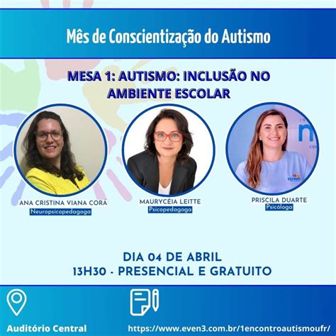 Inscrições Em Br 1encontroautismoufr