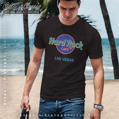 Hard Rock Cafe Las Vegas Logo Shirt Vintagenclassic Tee