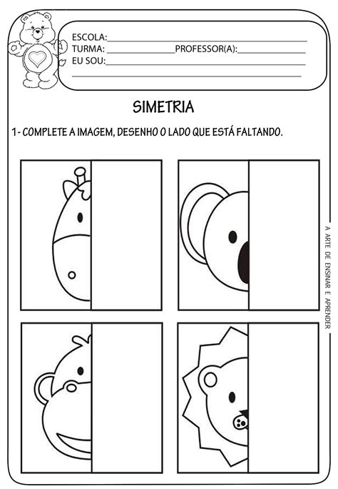 Atividades De Artes Simetria