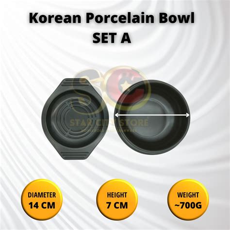 SUPER HOT Korean Ceramic Bowl Dolsot Or Ttukbaegi Or Ddukbaegi With Melamine Tray CM