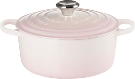 Le Creuset Signature Cocotte Ronde Cm Shell Pink Coolblue Avant