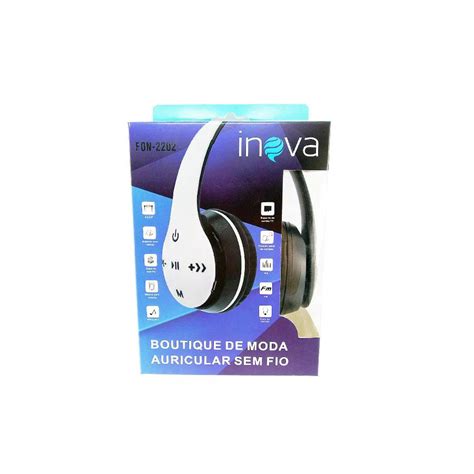 Fone de Ouvido Bluetooth Inova FON 2202 Estéreo Submarino