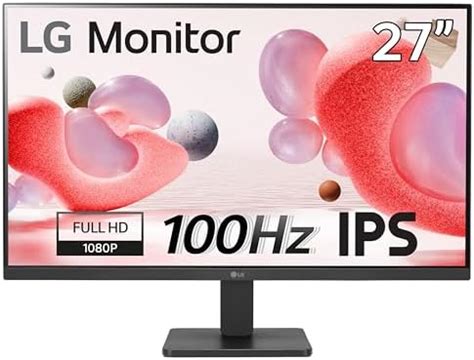 LG Electronics Monitor 27MR400 B 27 Inch Full HD 1080p 100Hz 5ms