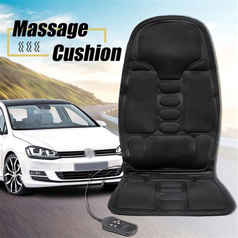 1pcs Electric Mulifunction Heated Massage Car Home Office Seat Cushion Car Seat Chair Massager