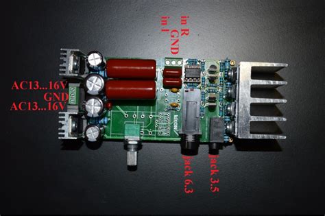 Headphone Amplifier, Class A - Kit-Amp