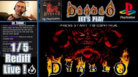 LIVE PIXEL DIABLO PS1 LET S PLAY FR REDIFF 1 5 14 JANVIER 2024