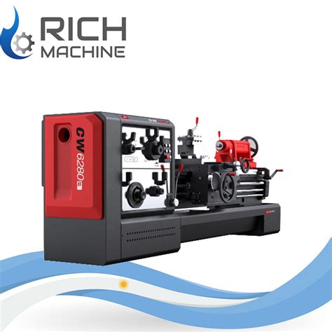 Rich Cw6180b China Industrial New Manual Lathes Bench 1meter Lathe