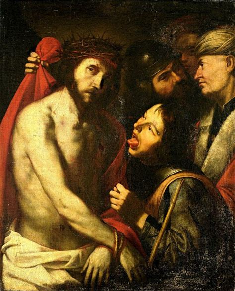 Derision Of Christ Or The Mocking Of Christ By Jusepe De Ribera In