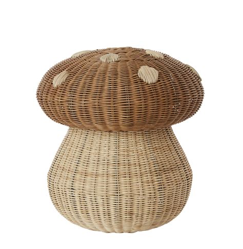 Nordic Fusion Oyoy Mushroom Basket Nature Nordic Fusion Store