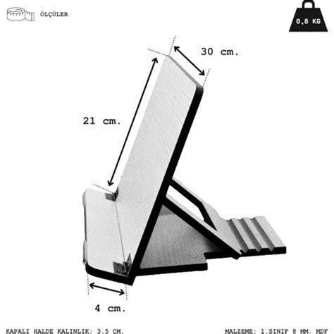 Sfahan Ah Ap Kitap Okuma Stand Ve Tablet Tutucu Beyaz Fiyat