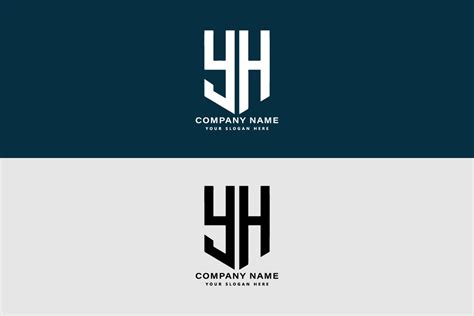 Yh Letter Luxury Logo Vector Template Graphic By Graphicfirozkabir