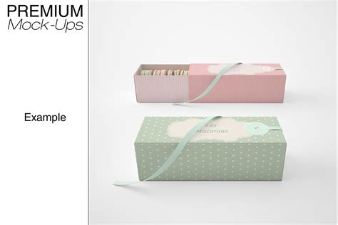 French Macarons & Gift Box Mockup Pack on Behance