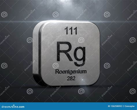 Roentgenium Periodic Table Of Elements Stock Photography | CartoonDealer.com #157362536