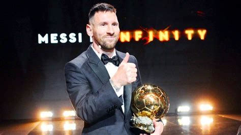 Lionel Messi Ganó Su Octavo Balón De Oro Diario La Calle