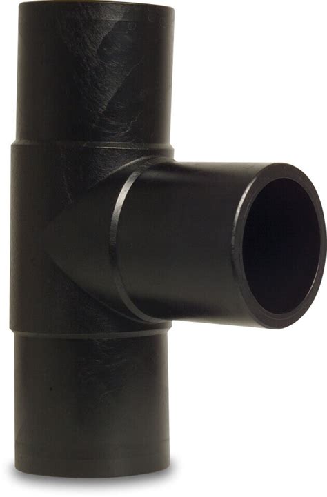 Profec T Piece 90 PE100 90 Mm Spigot SDR 17 10bar 10bar Black DVGW