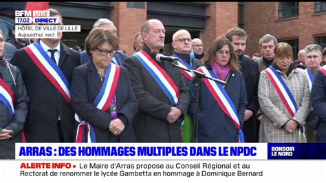 Enseignant Tu Arras De Nombreux Hommages Dans Tout Le Nord Pas De