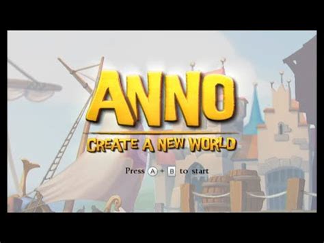 anno create   world gameplay nintendo wii youtube