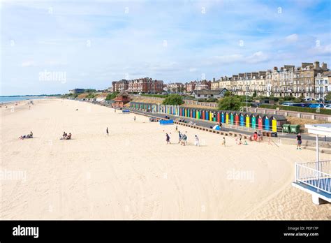 Lowestoft Beach and resort from pier, Lowestoft, Suffolk, England ...