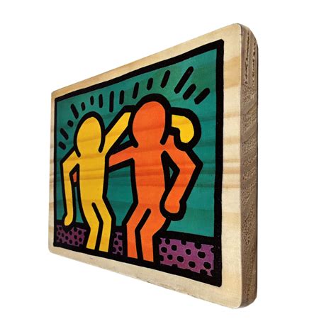 Keith Haring Print Gay Graffiti Gift For Birthday Etsy