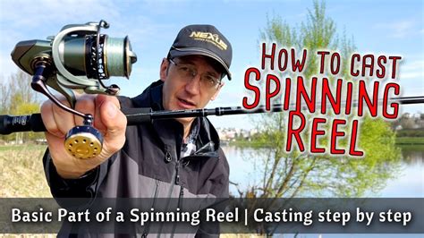 How To CAST A SPINNING REEL Basic Parts Of A Spinning Reel Most