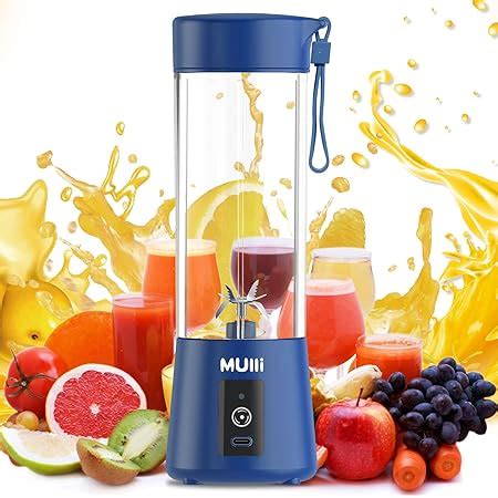 Smoothie Maker Persönlicher Mixer Standmixer mit 6 Edelstahlmesser