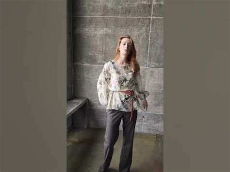 Блузка из шелкового муслина - YouTube