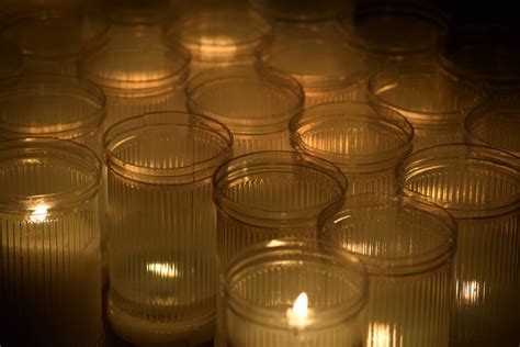 Free Images Light Flame Fire Church Yellow Candle Lighting