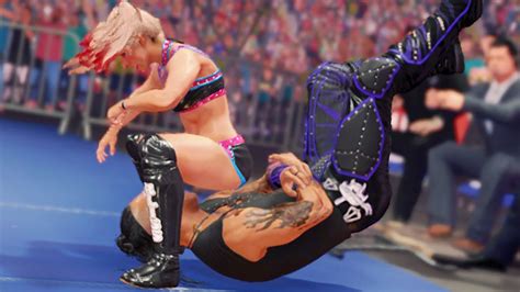 WWE 2k23 Alexa Bliss Vs Damien Priest TLC Intergender Wrestling