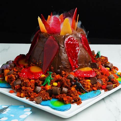 Volcano Cake Recipe By Maklano