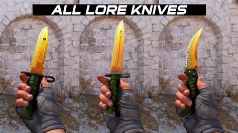 CS2 All Lore Knives In Game Showcase 4K60FPS YouTube