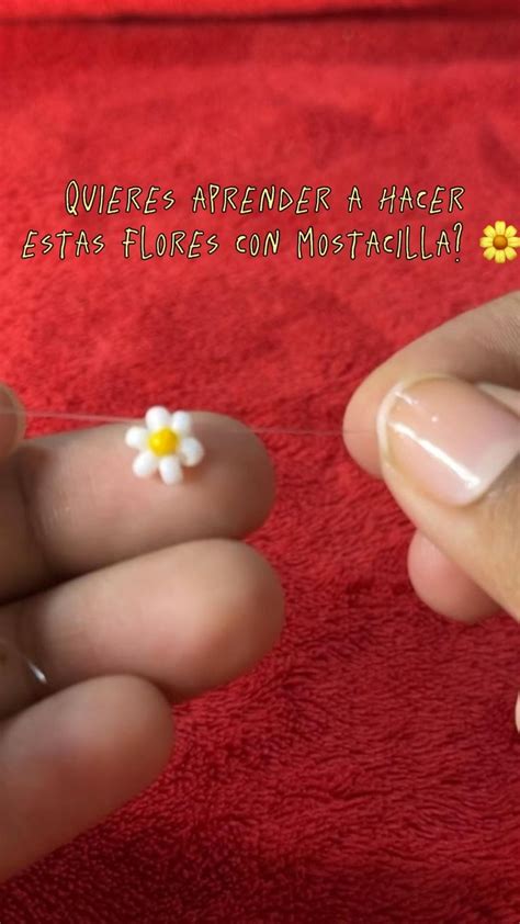 Flores De Mostacilla En Como Hacer Bisuteria Fina Tutorial