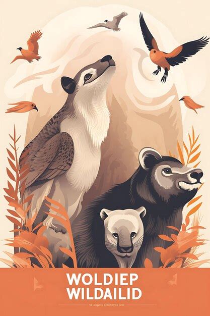 Premium AI Image | Poster of World Wildlife Day With Endangered Species ...