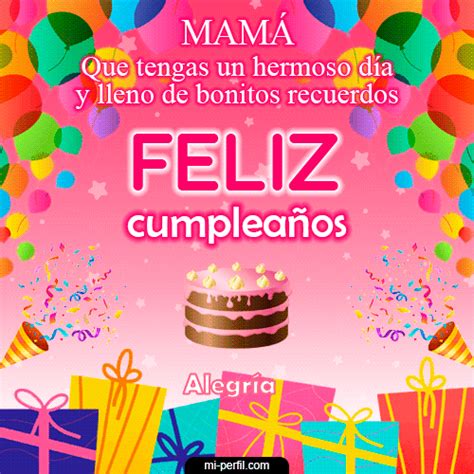 Feliz Cumplea Os Mam Alegr A